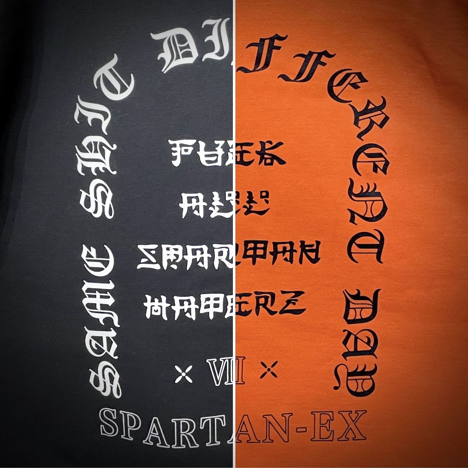 スパルタン七周年”Ⅶ ”パーカー：ネオンオレンジ    EX