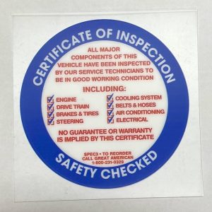 ラズオ's Select：SAFETY CHECKED Sticker